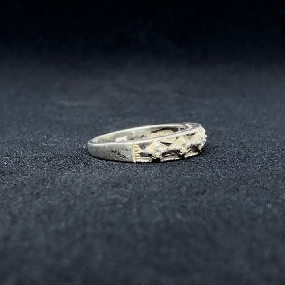 STERLING SILVER STONE RING - Picture 3 of 4
